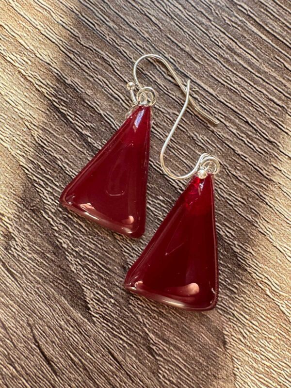 Crimson Edge Earrings