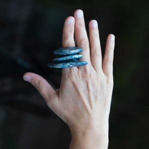 Set of Rings (3). Size 8. - Image 2