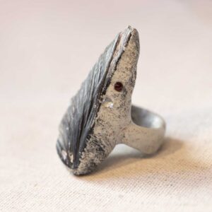 Ring with Sea Shell. Size 8. - Image 2