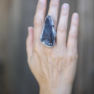 Ring with Sea Shell. Size 8. - Image 3